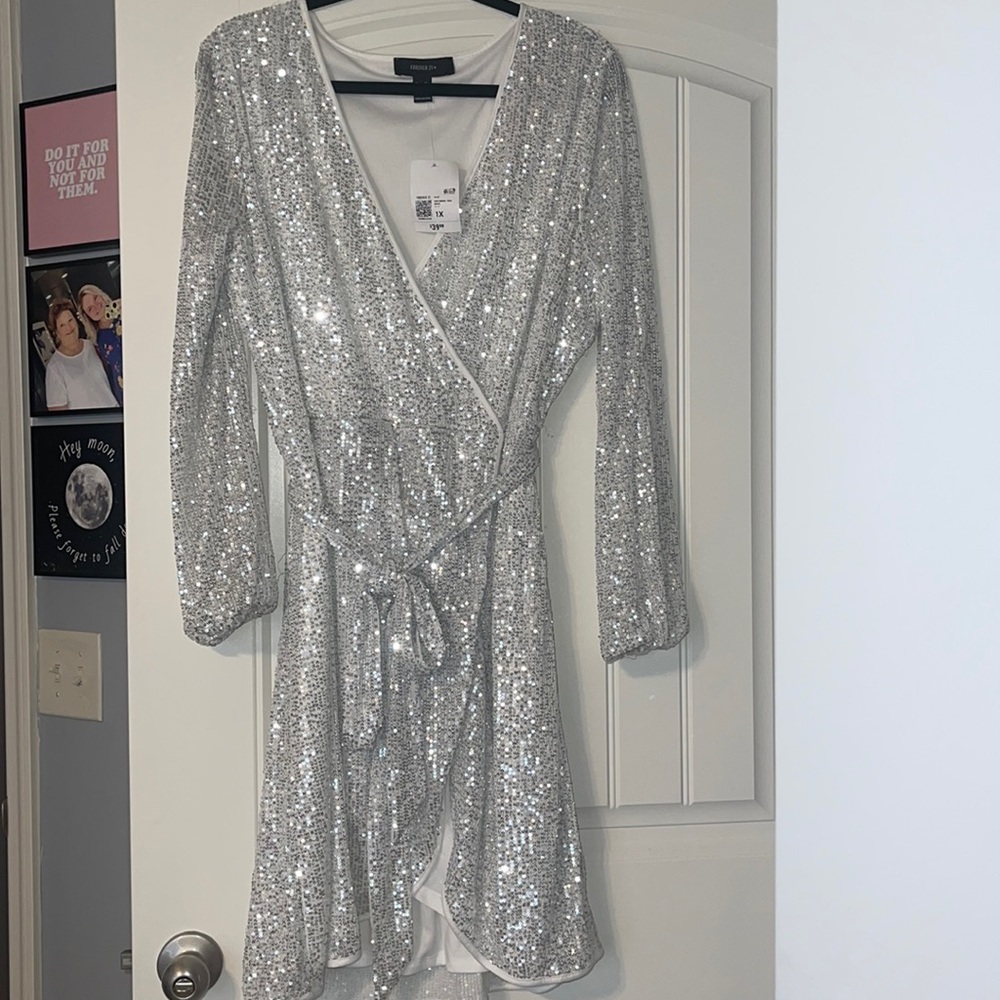 Forever 21 Sparkly Dress sz 1X